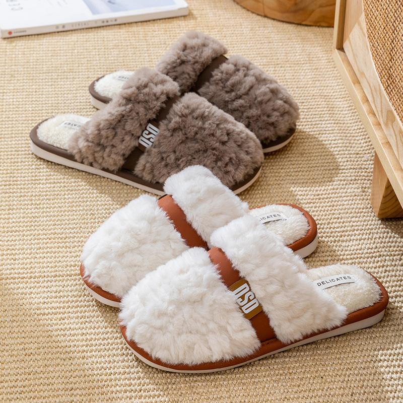 Cotton Shoes and Slippers Are Warm, Anti-slip and Suitable for Indoor Use