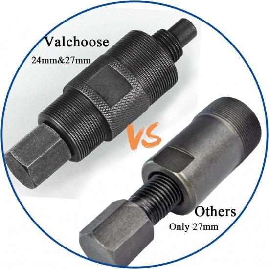 Valchoose Magneto Flywheel Puller (24Mm&27Mm) - Sturdy Effective, Stator Remover Small Engines Fits For GY6 50 125 150Cc Kawasaki Yamaha Suzuki Honda