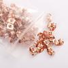 50pcs 100pcs 6x4.5mm Stainless Steel Earrings Back Gold Tone Rose Gold Butterfly Ear Nuts Stopper DIY Jewelry Making Supplies