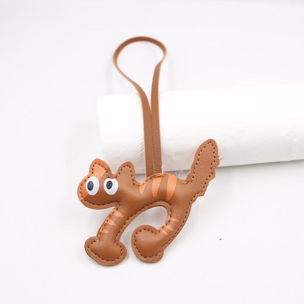 

Подвеска на рюкзак с большим глазом и кошкой - милый кулон в виде котенка для трансляций, одежды и аксессуаров Lanyard