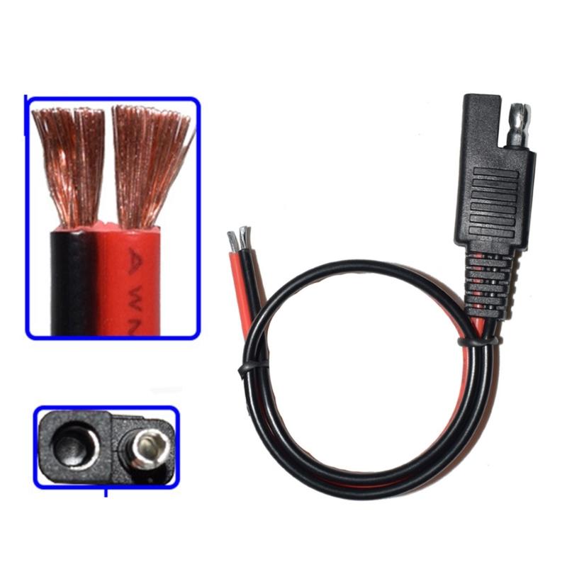 5pcs SAE Connectors Cable 12AWG 1 Foot Suitable for Solars Devices and Emergency Backups Power Solution Daily Use
