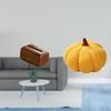 Multifunctional Rectangular Tissue Case Holder And Halloween Pumpkin Pillow Organizer for Kitchen