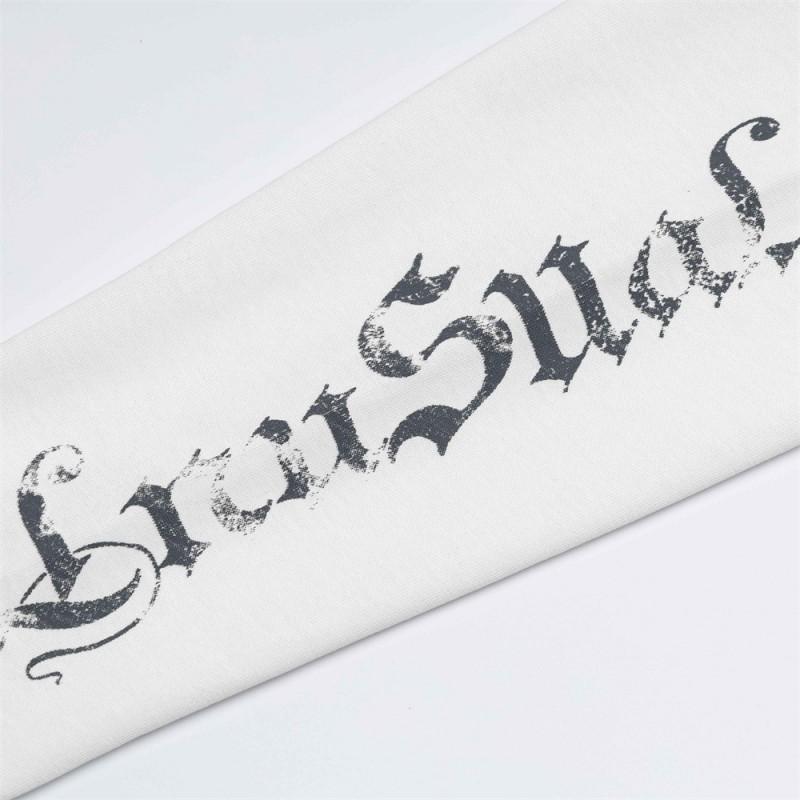 Mens Slim Fit Long Sleeve T-Shirt With Geometric Print Casual Crew Neck Tee Wear