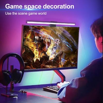 RGB Computer Monitor Light Bar USB Reading Desk Lamp LED Screen Hanging Light Eye Caring Dimming Color Temperature Home Office