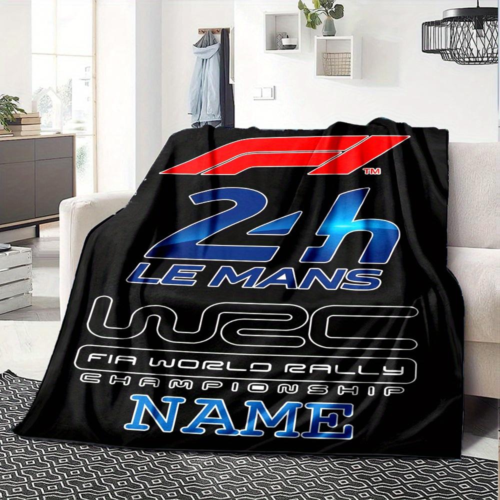 Le Mans Wrc Fia World Rally Championship Name Blanket Lightweight Blanket For Sofa Bed Travel Camping Living Room Office Sofa Chair And Bed Digital