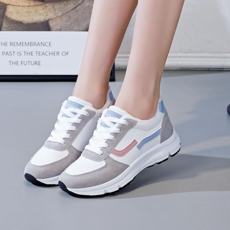 16 Versatile 2025 Student Little White Shoes Spring New 0 Fleece Fashion Sneakers Running Shoes Women's Tide