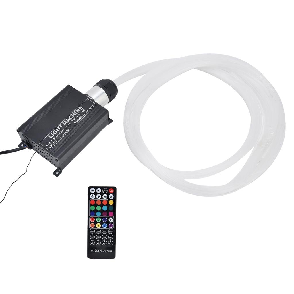 RGBW Fiber Optic Light with 40 Key Remote Control Star Ceiling Lamp Kit for KTV Bar Interior