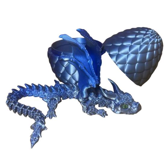 

Напечатанный на 3D-принтере крылатый дракон, артикулированная игрушка-непоседа-дракон с рогами, модель дракона с гибкими суставами для украшения рабочего стола, снятия стресса