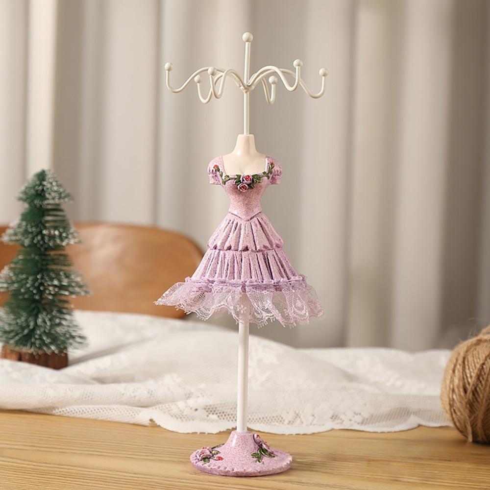 Organizer Rack Necklace Mannequin Display Stand Princess Earrings Rack Stand Display  Jewelry Store