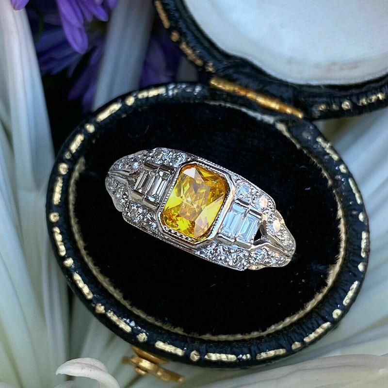 

European and American Light Luxury Jazz Style Geometric Ring, Fashionable Temperament, Personalized Luxury, High-end Accessories 6