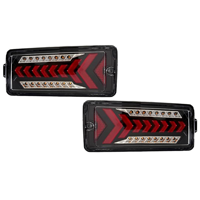 

WNJAPAN LED Tail Lights of for the S500 Series 2021 and Hijet Includes brake lights and turn Car car exterior and (Set 2) (Late Model) (December чёрный