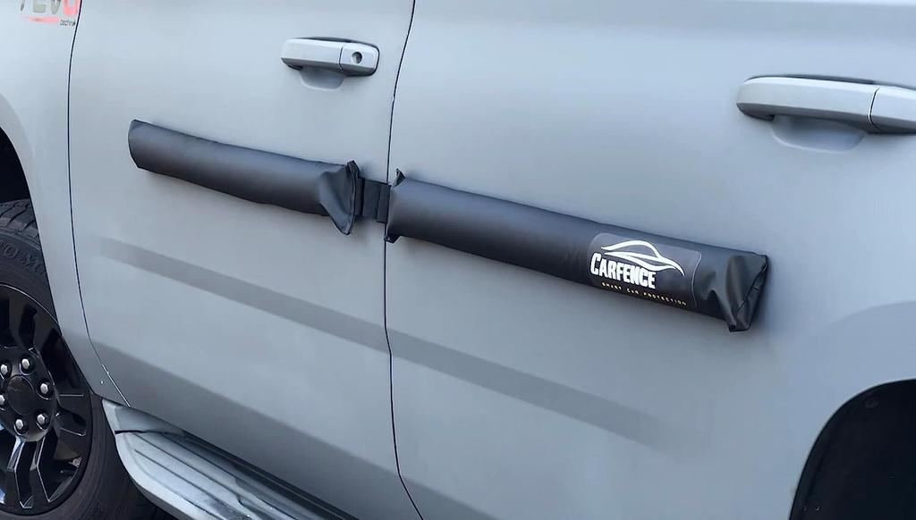 HRX Glass Car Door Dent Protectors Removable Soft Cushion Magnetic Door Car Door Dent Bumper and Scratch Protectors Prevents and Dents (2-Door Pack) -