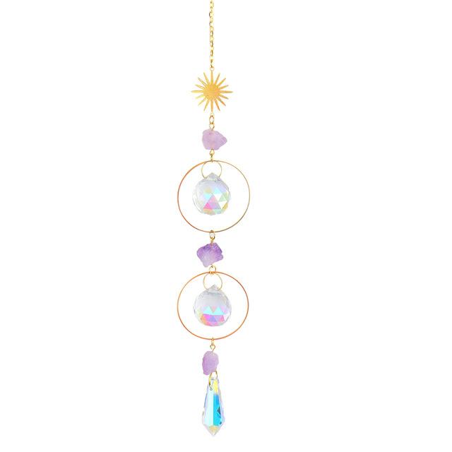1PC Crystal Suncatcher Window Hanging Pendant Rainbow Maker Light Catcher Summer Decor, Home Decor, Room Decor, Wall Decor