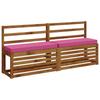 1 piece VUGHT bench cushion 100percent  polyester pink 60 x 30 x 5 cm