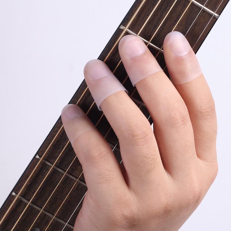 Ultra-Thin Invisible Finger Cots for Left Hand—Pain-Proof for Guitar, Ukulele & Other String Instruments