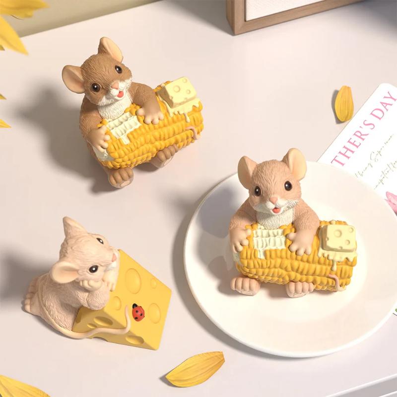 3D Mouse Cheese Aromatherapy Candle Silicone Mold DIY Handmade Romantic Scented Valentine's Day Party Home Decor Birthday Gift