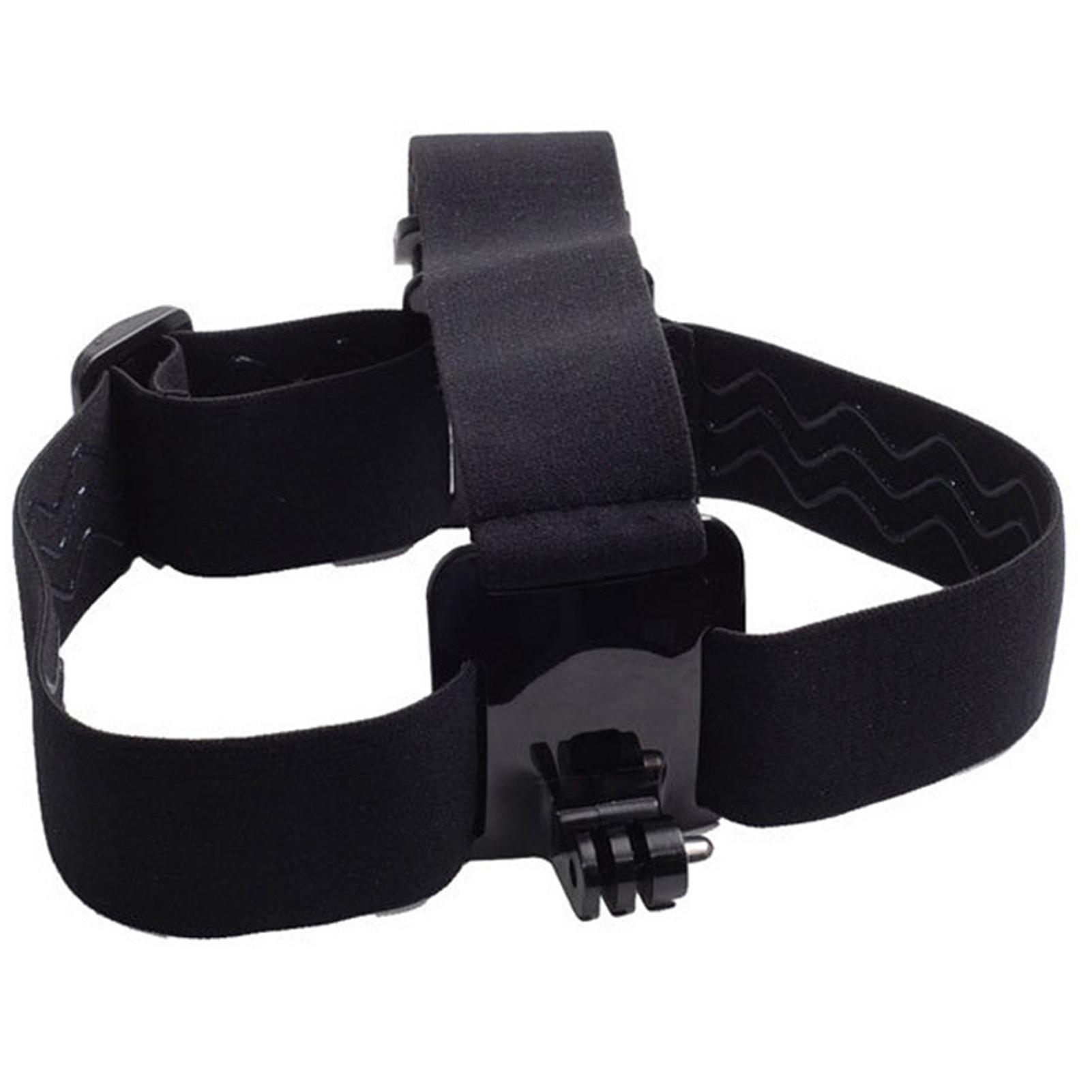 TOMTOP JMS Actiecamera Hoofdbevestigingsband Verstelbare Hoofdband Riem Nylon Sportcamera Accessoires voor Xiaomi Yi Zwart zwart