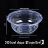 ZISIZ Disposable Plastic Soup Bowl
