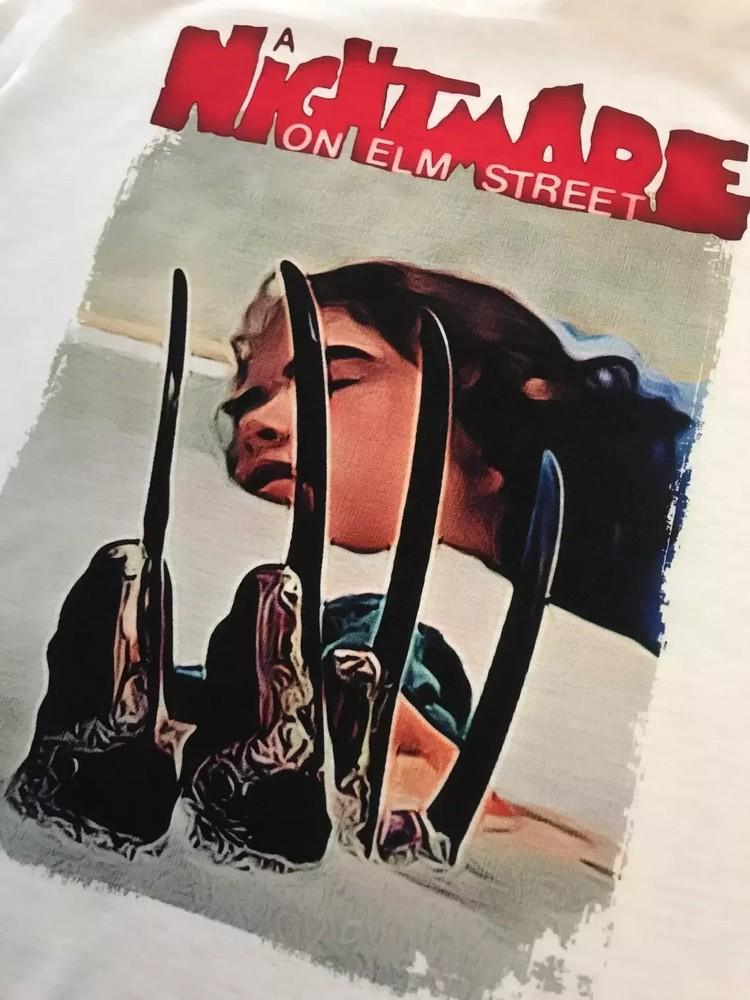 A Nightmare on Elm Street - White T-Shirt Unisex 100% Cotton Tee S-4XL YI237 Unisex T-Shirt L