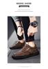Men's Plus Size Ultra-fiber Casual Low-top Hand-stitched Shoes
