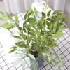 1Pc Simulation Flower Five-lobed Willow Leaf, Modern Plastic FauxLeaf For Home Decor,Room Decoration, Aesthetic Room DecoR