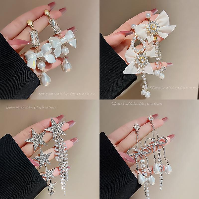 Pearl Long Tassel Earrings: High-End Luxury Design for Modern Socialites