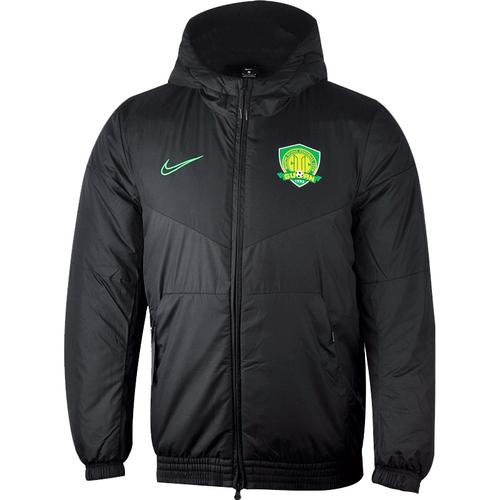 Nike Comfortable Zipper Hoodie Beijing Guoan Cotton Jacket S чёрный