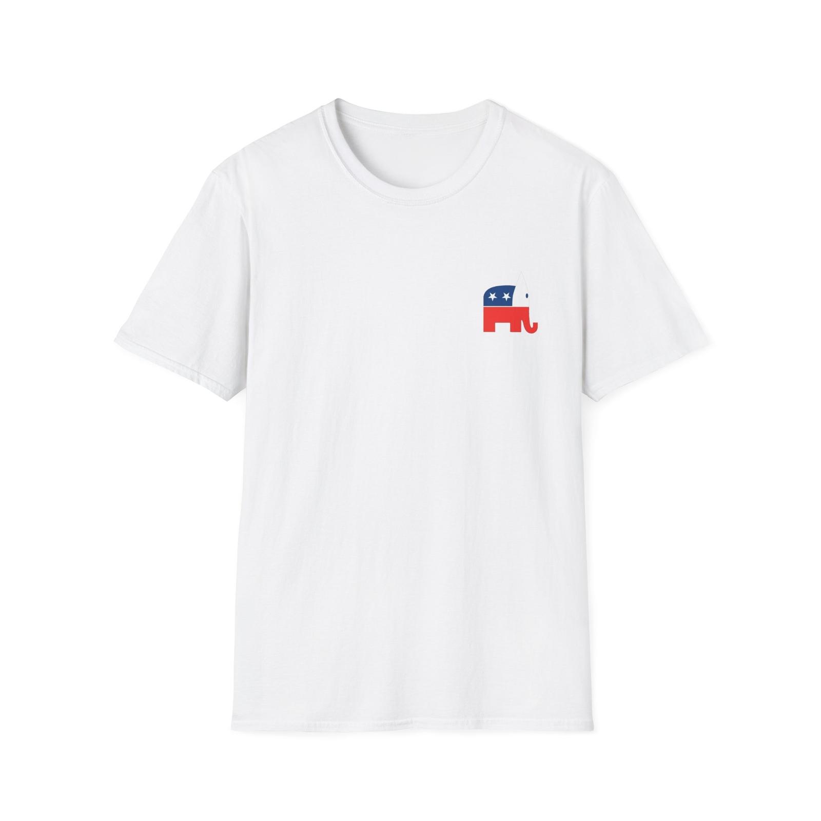 New GOP Logo Hood Unisex Softstyle T-Shirt Mens Womens Tees Top L