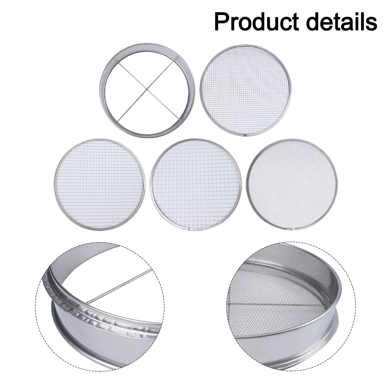 Gardening Tasks Garden Sieve 4-in-1 Sieve Compost Sifter 30cm 30 Cm Diameter Circular Shape Quick-Click Mechanism China Mainland
