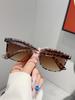1Pc Fashionable and Trendy Basic Sunglasses, Retro Simple Large Square Frame, Suitable for Daily Wear and Driving