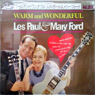 LP Record LES PAUL  MARY FORD  Warm And Wonderful 22AP2524 CBS SONY 1982 Japan Pop Used