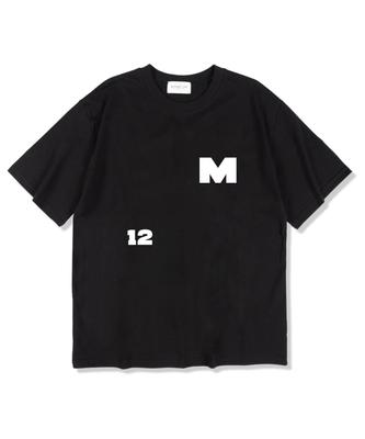MIDNIGHT12AM M12 Short Sleeve T-Shirt Black