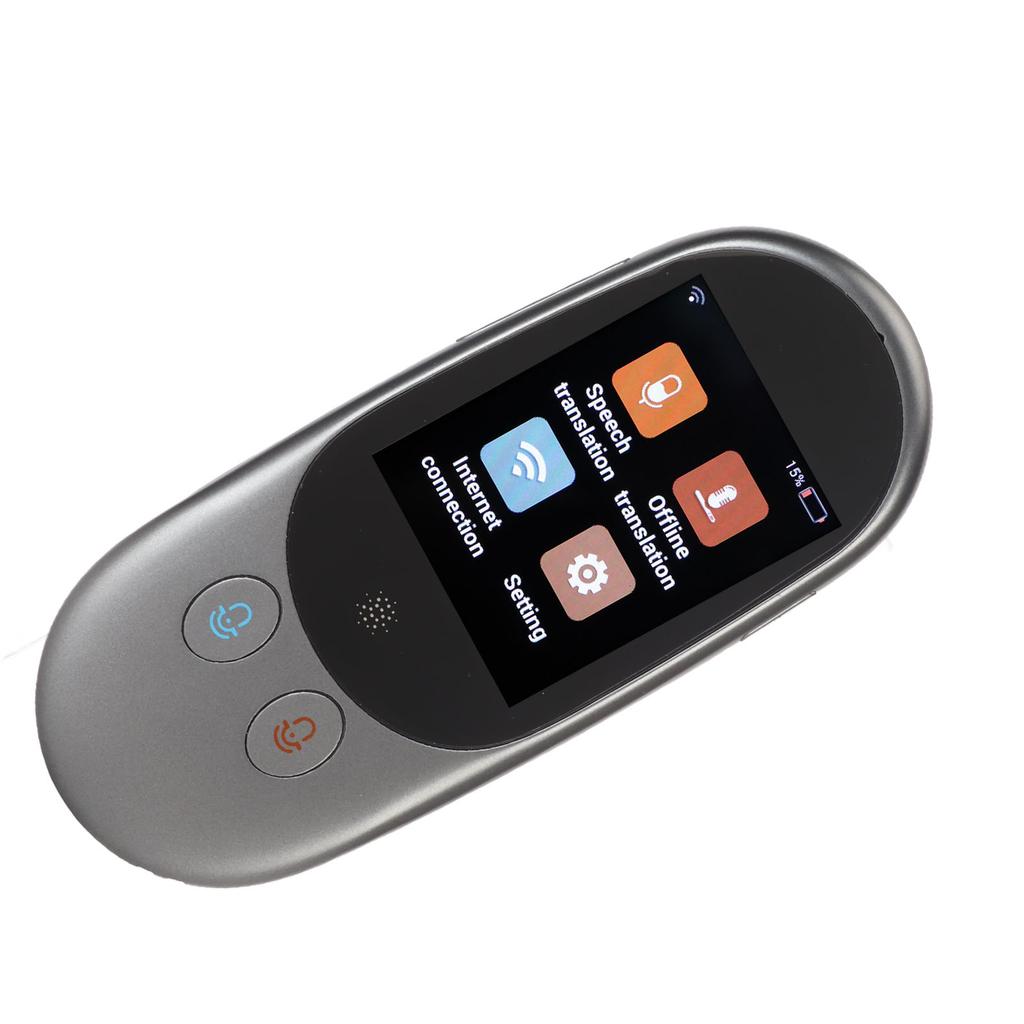 Language Translator Device 126 Different Languages 2.4inch LCD Touch Screen Portable Smart Voice Translation Device