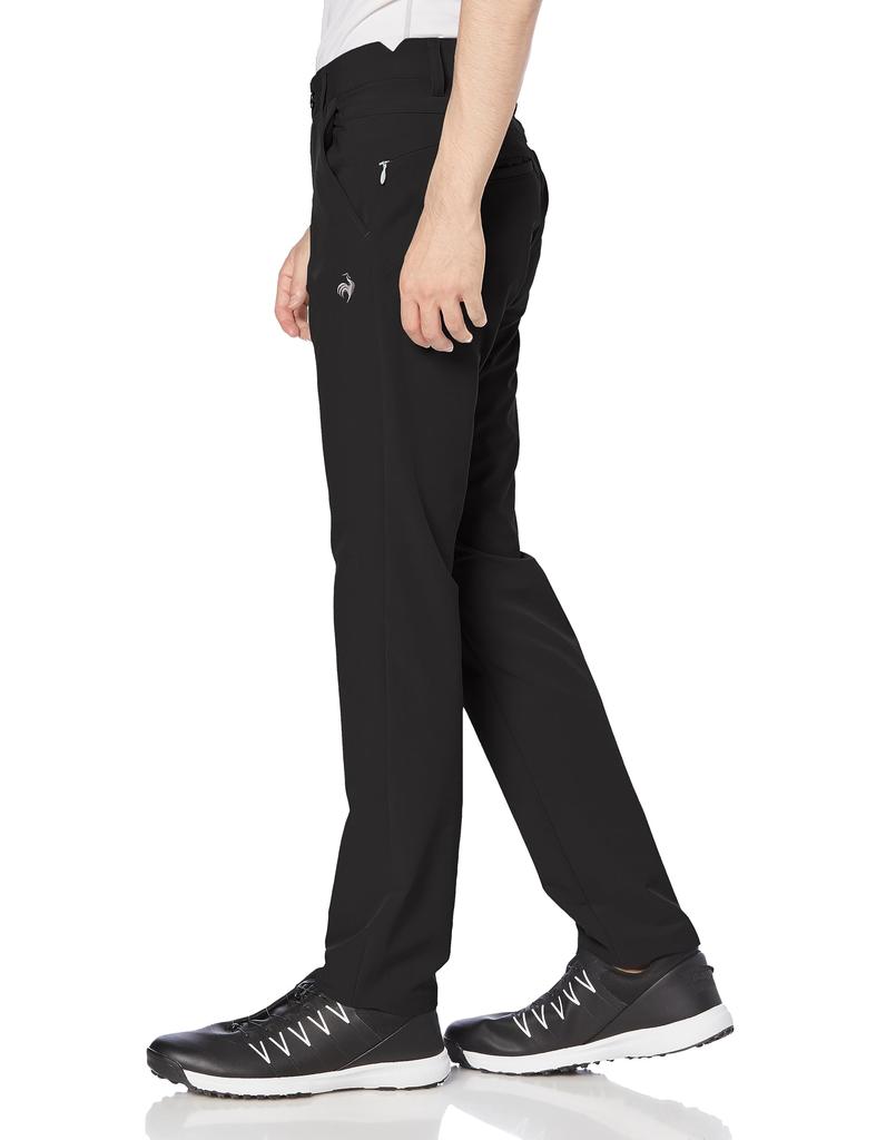 Coq Sportif Golfové kalhoty Zúžené Absorpční potu Jednobarevné Jednoduché Golf QGMWJD04 BK00 [Le Golf] [Stretch Forcer] Pánské (Černá)