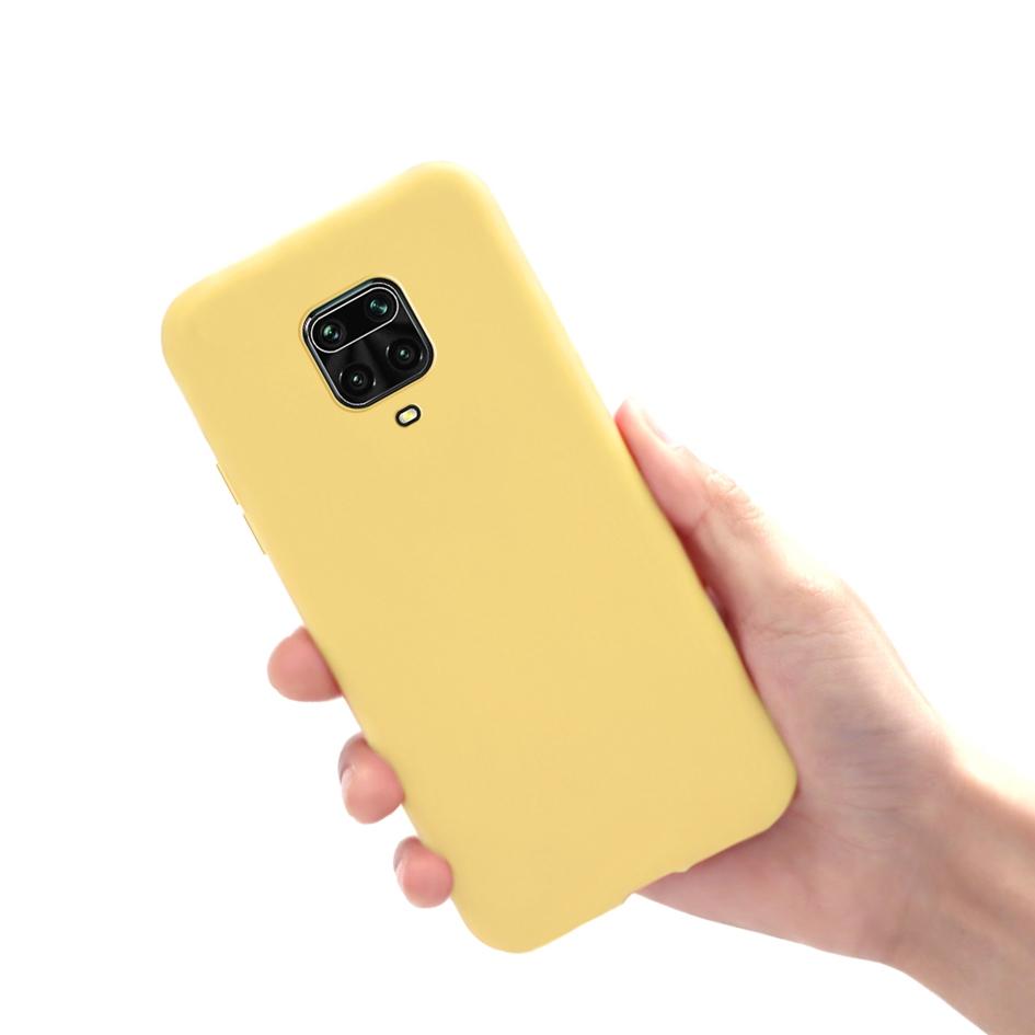 Hülle Für Xiaomi Redmi note 9S 9 S Hülle Note9 Pro Einfache Einfarbige Silikonhülle Fundas auf für Redmi Note 9 Pro Max Handyhülle