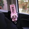Car Seatbelt Shoulder Pads for Men, a Pair of Cute Car Interior Accessories, Beautiful Cartoon Plush Decorations