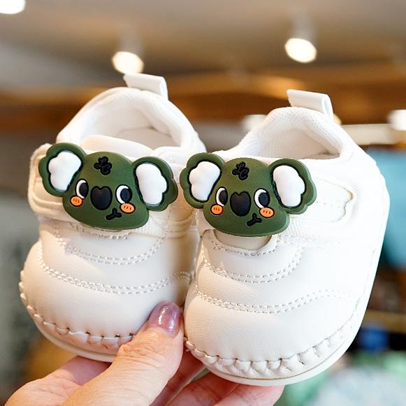 Baby Shoe 2025 Soft Sole Anti Slip Spring Autumn Comfortable Baby Shoes 0-1 Year Little Elephant Old Toddler Shoes Cartoon Cute