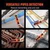 Rohrverstopfungsdetektor Ortungsgeräte 100ft/30m Wasserdicht für PVC Kunststoff Metall