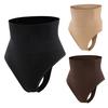 Women's High Waisted Thong Seamless No Show Tummy Control Underwear Sexy Breathable Body Shaper Panties