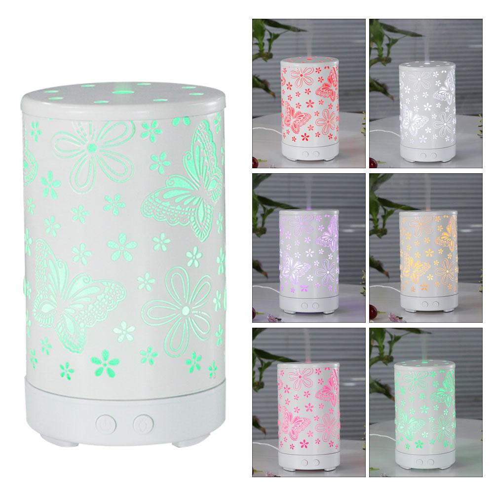 100ml Humidifier Essential Oil Diffuser Air Freshener with Colorful Light for Bedroom Office