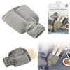Hot water bottle slippers gray foot warmer