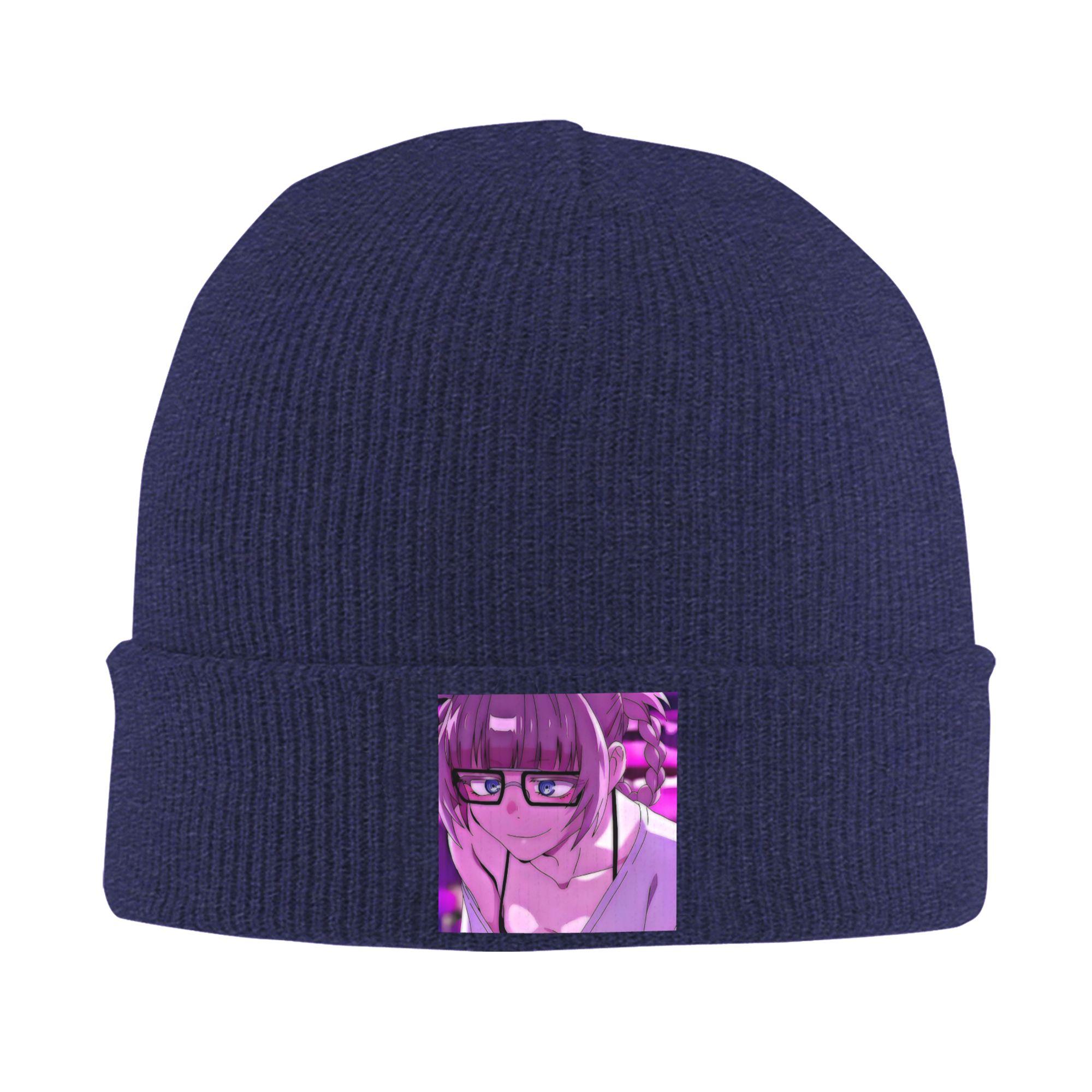

Anime Nazuna Nanakusa Knitting Hat Cute Caps Female Male Outdoor Sport Beanie Hats Autumn Custom Warm Soft Bonnet Hats One Size