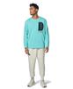 UA Hardwear Pocket LS Radial Turquoise MD /