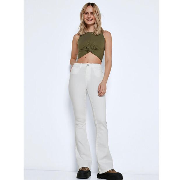 Noisy May Sallie Jeans 27019305 White Slim Fit