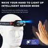 3000mah High Power Strong Light Headlight Multifunctional Type-c Charging LED Fishing Light Charging Long Range Induction Headlight