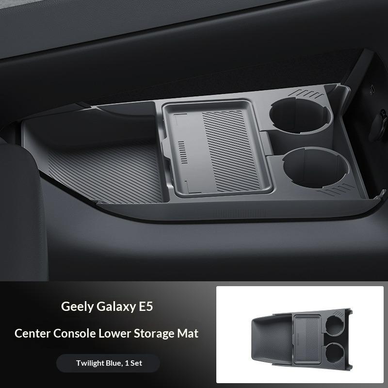 

Suitable for Geely Galaxy E5 Center Control Storage Box Armrest Box Lower Storage Car Interior Decoration Supplies Accessories синий