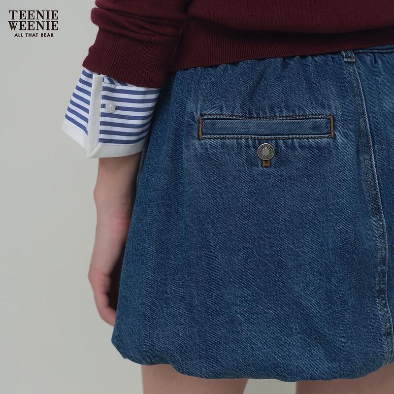 Teenie Weenie Little Bear Letter A-line Short Skirt