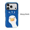 Funny Confused Clueless Duck Question Graphic Art Print Film Aesthetic Protective Shockproof Bumper Phone Case Cover For iPhone 14 15 16 Pro Max Plus