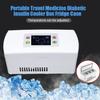 9W Portable Medicine Travel Freezer Diabetic Insulin Cooler Mini Fridge Case Box For Car Travel and Home Use Stored