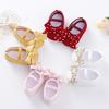 Baby Girls Flat Shoes Non-Slip Soft Sole Cute Bowknot Infant Shoes Newborn Princess Shoes Toddler First Walkers 0-18M